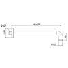 Thanh Nối Bát Sen American Standard FFAS9909CS Gắn Tường Màu Vàng - ảnh 2