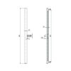 Thanh trượt sen TOTO TBW160V0A - ảnh 2