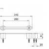 Thanh Vắt Khăn TOTO TS701 - ảnh 2
