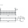 Thanh Vắt Khăn TOTO TX726AES 2 Tầng - ảnh 2