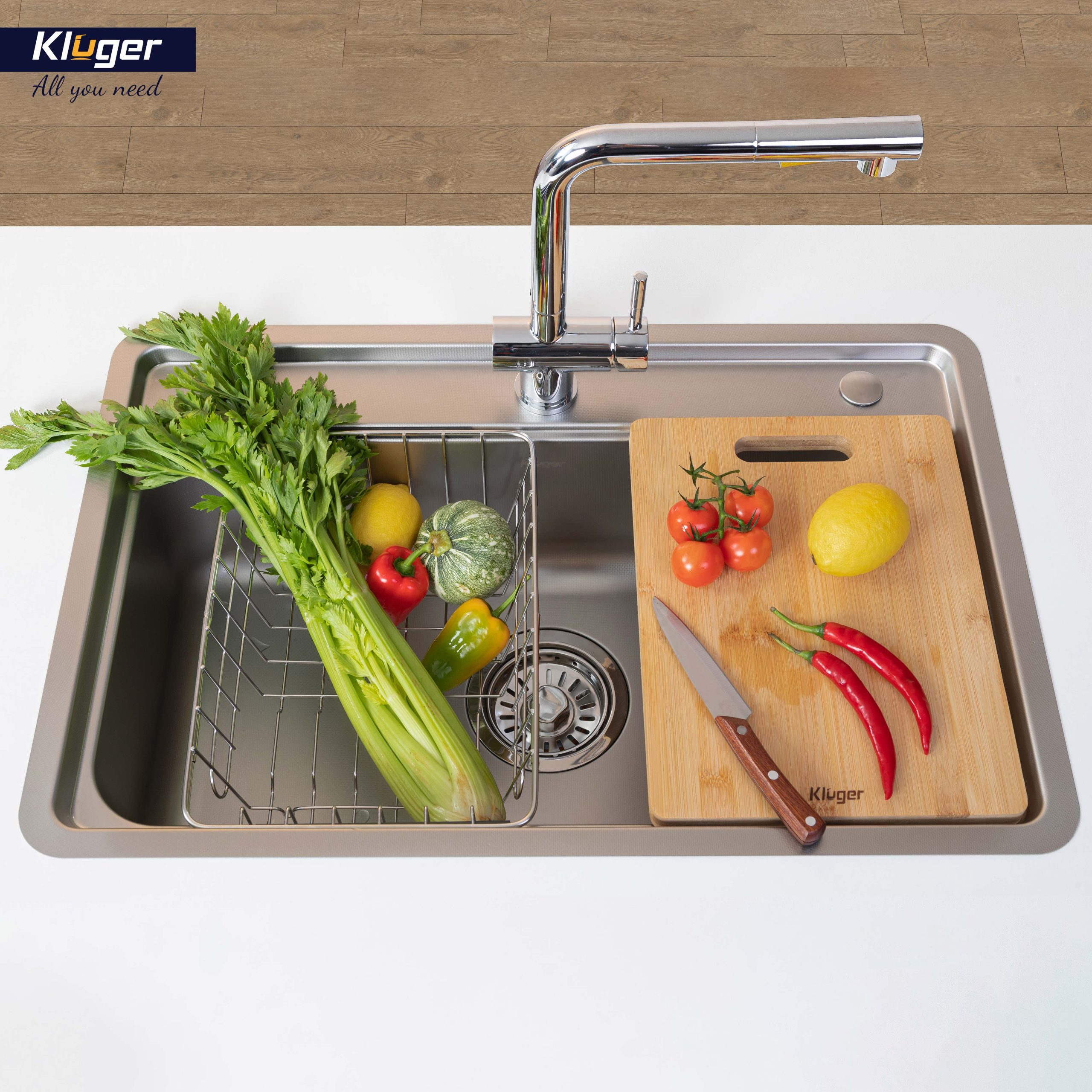 Ảnh công trình thực tế Thớt gỗ tre Kluger KCB – 105W