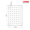 Thớt lỗ inox – Cutting Board – Konox CB04 - ảnh 2