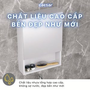 Ảnh công trình thực tế Tủ gương Caesar EM0145V