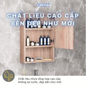 Ảnh công trình thực tế Tủ gương Caesar EM0145W