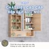 Tủ gương Caesar EM0180W7V màu vân gỗ 80cm - ảnh 2