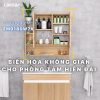 Tủ gương Caesar EM0180W7V màu vân gỗ 80cm - ảnh 4