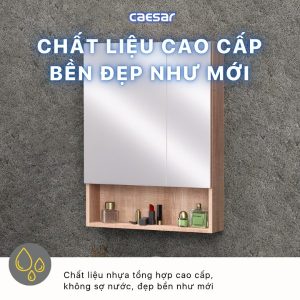 Ảnh công trình thực tế Tủ gương Caesar EM1160W7V