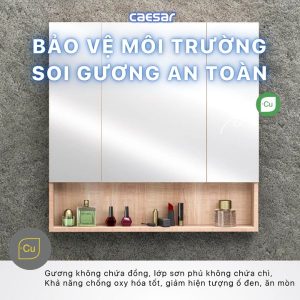Ảnh công trình thực tế Tủ gương Caesar EM1180W7V