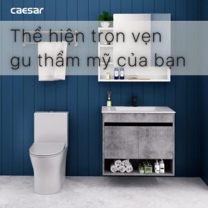Ảnh công trình thực tế Tủ lavabo Caesar cabinet EH05032ASV