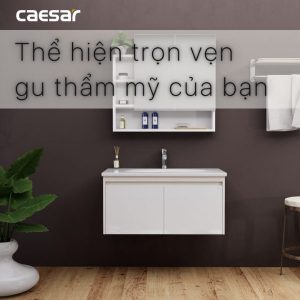 Ảnh công trình thực tế Tủ lavabo Caesar cabinet EH05368ADV
