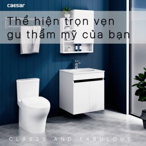 Ảnh công trình thực tế Tủ lavabo Caesar cabinet EH15024AV