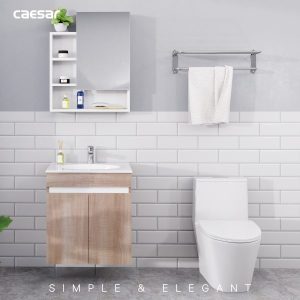 Ảnh công trình thực tế Tủ lavabo Caesar cabinet EH15024AW7V