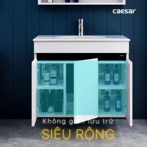 Ảnh công trình thực tế Tủ lavabo Caesar cabinet EH15026AV
