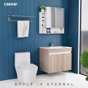 Ảnh công trình thực tế Tủ lavabo Caesar cabinet EH15026AW7V