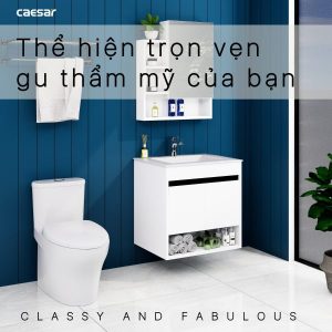 Ảnh công trình thực tế Tủ lavabo Caesar cabinet EH15030AV