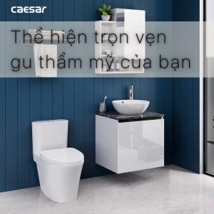 Ảnh công trình thực tế Tủ lavabo Caesar cabinet EH46002AV