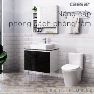 Ảnh công trình thực tế Tủ lavabo Caesar cabinet EH48001ADV