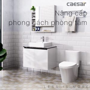 Ảnh công trình thực tế Tủ lavabo Caesar cabinet EH48001AV