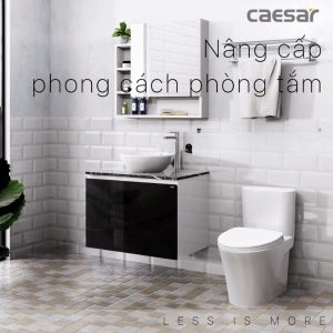 Ảnh công trình thực tế Tủ lavabo Caesar cabinet EH48002ADV