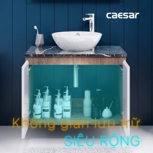 Ảnh công trình thực tế Tủ lavabo Caesar cabinet EH48002AWV