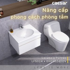 Ảnh công trình thực tế Tủ lavabo Caesar EH05024DDV