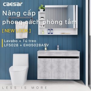 Ảnh công trình thực tế Tủ lavabo Caesar EH05028ASV