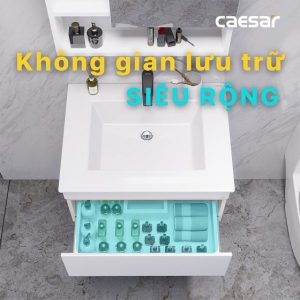 Ảnh công trình thực tế Tủ lavabo Caesar EH05030DDV