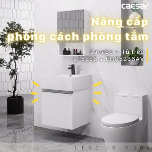 Ảnh công trình thực tế Tủ lavabo Caesar EH05236AV