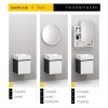 Tủ lavabo Caesar EH05257ATGV - ảnh 6