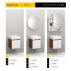 Tủ lavabo Caesar EH05257AWV - ảnh 6