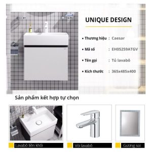 Ảnh công trình thực tế Tủ lavabo Caesar EH05259ATGV