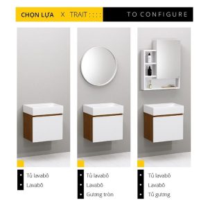 Ảnh công trình thực tế Tủ lavabo Caesar EH05259AWV