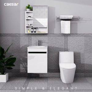 Ảnh công trình thực tế Tủ lavabo Caesar EH15022AV
