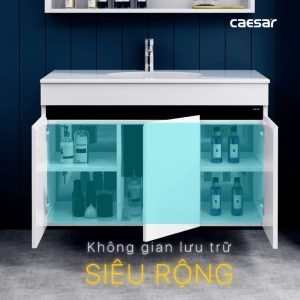 Ảnh công trình thực tế Tủ lavabo Caesar EH15028AV