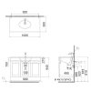 Tủ lavabo Caesar EH15028AW7V - ảnh 6
