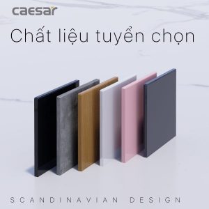 Ảnh công trình thực tế Tủ lavabo Caesar EH46001ADV