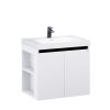 Tủ lavabo Caesar LF5357/EH15357CLV 70cm màu trắng hộc trái