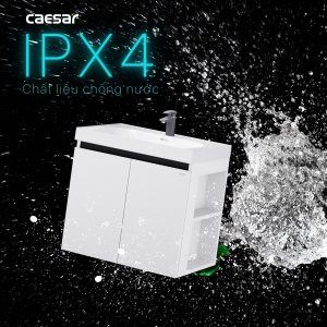 Ảnh công trình thực tế Tủ lavabo Caesar LF5357/EH15357CRV 70cm màu trắng hộc phải