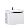 Tủ lavabo Caesar LF5358/EH15358CLV 80cm màu trắng hộc trái