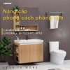 Tủ lavabo Caesar LF5358/EH15358CLW7V 80cm màu vân gỗ hộc trái - ảnh 2