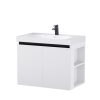 Tủ lavabo Caesar LF5358/EH15358CRV 80cm màu trắng hộc phải