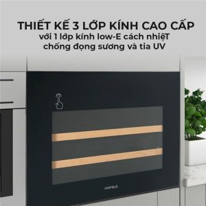 Ảnh công trình thực tế Tủ rượu Hafele HW-C62BB 533.17.001 âm tủ 28 chai