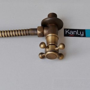Ảnh công trình thực tế Van góc bằng đồng Kanly GCV11