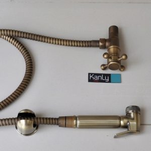 Ảnh công trình thực tế Van góc bằng đồng Kanly GCV11