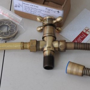 Ảnh công trình thực tế Van góc bằng đồng Kanly GCV12