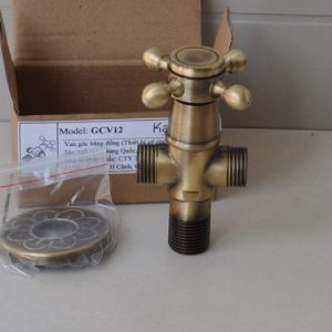 Ảnh công trình thực tế Van góc bằng đồng Kanly GCV12