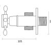 Van góc bằng đồng Kanly GCV12 - ảnh 5