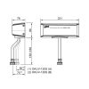 Van Xả Tiểu Cảm Ứng INAX OKUV-120S(B) Dùng Pin - ảnh 2