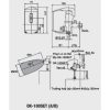 Van Xả Tiểu Nam INAX OK-100SET(B) Cảm Ứng Ống Cong - ảnh 2