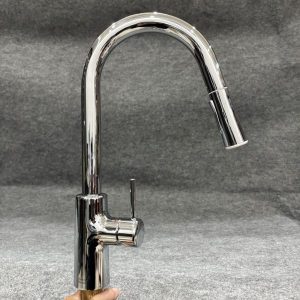 Ảnh công trình thực tế Vòi bếp American Standard 1009160000 dây rút nóng lạnh
